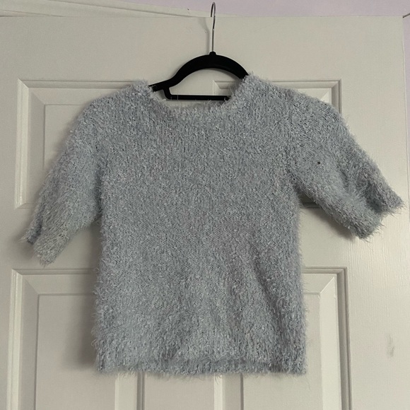 Xs Forever 21 Fur Short Sleeve Top - Picture 1 of 3